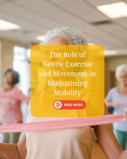 The Role of Gentle Exercise and Movement in Maintaining Mobility
