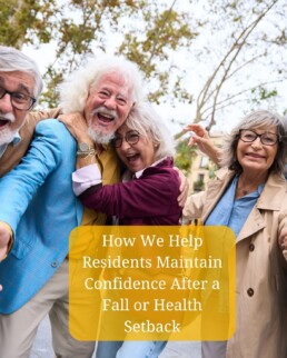 confidence after a fall in older adults