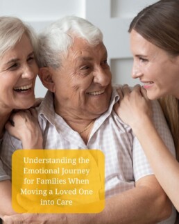 moving a loved one into care